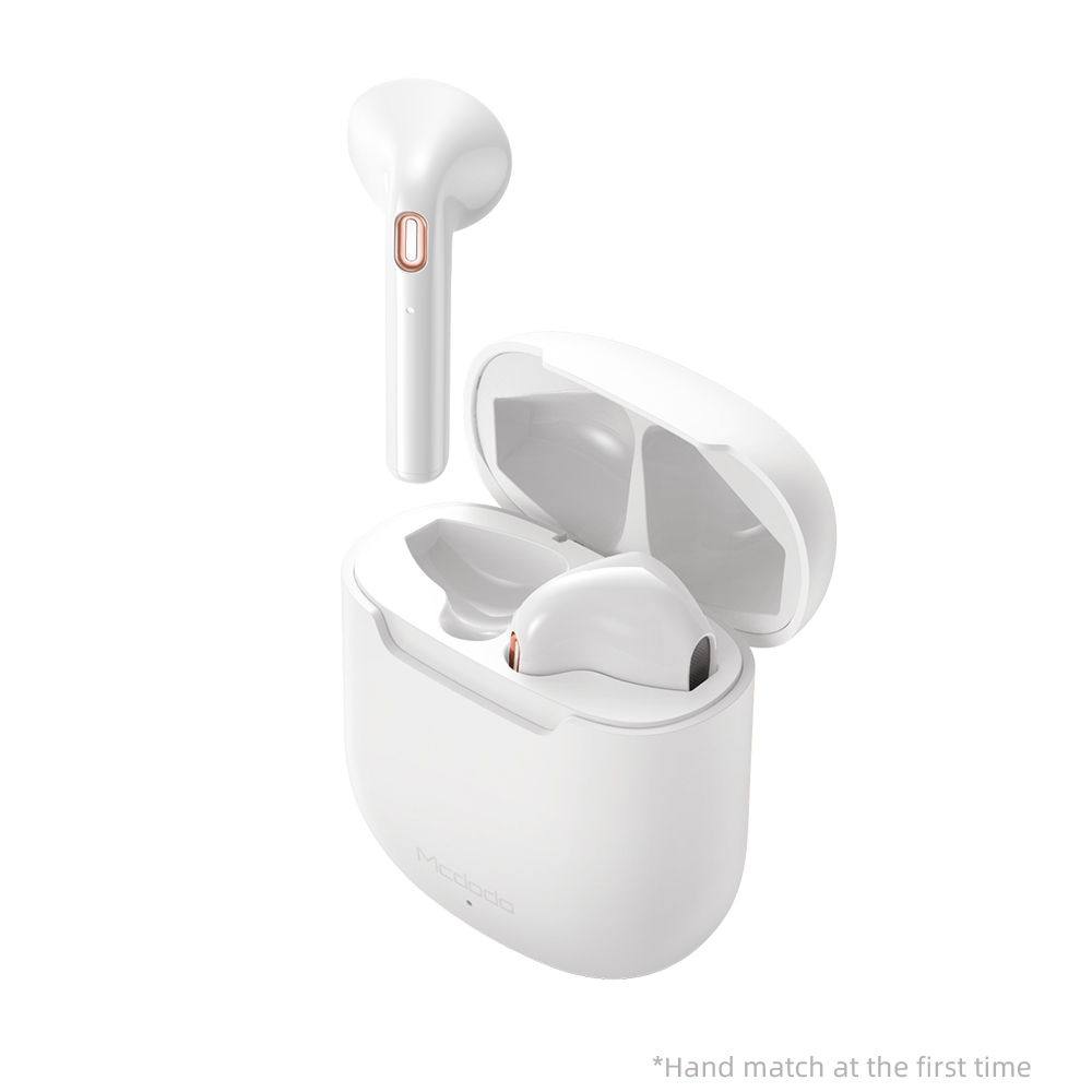 Mcdodo s�uchawki bluetooth Dynamic TWS bia�e HP-7880 / 4