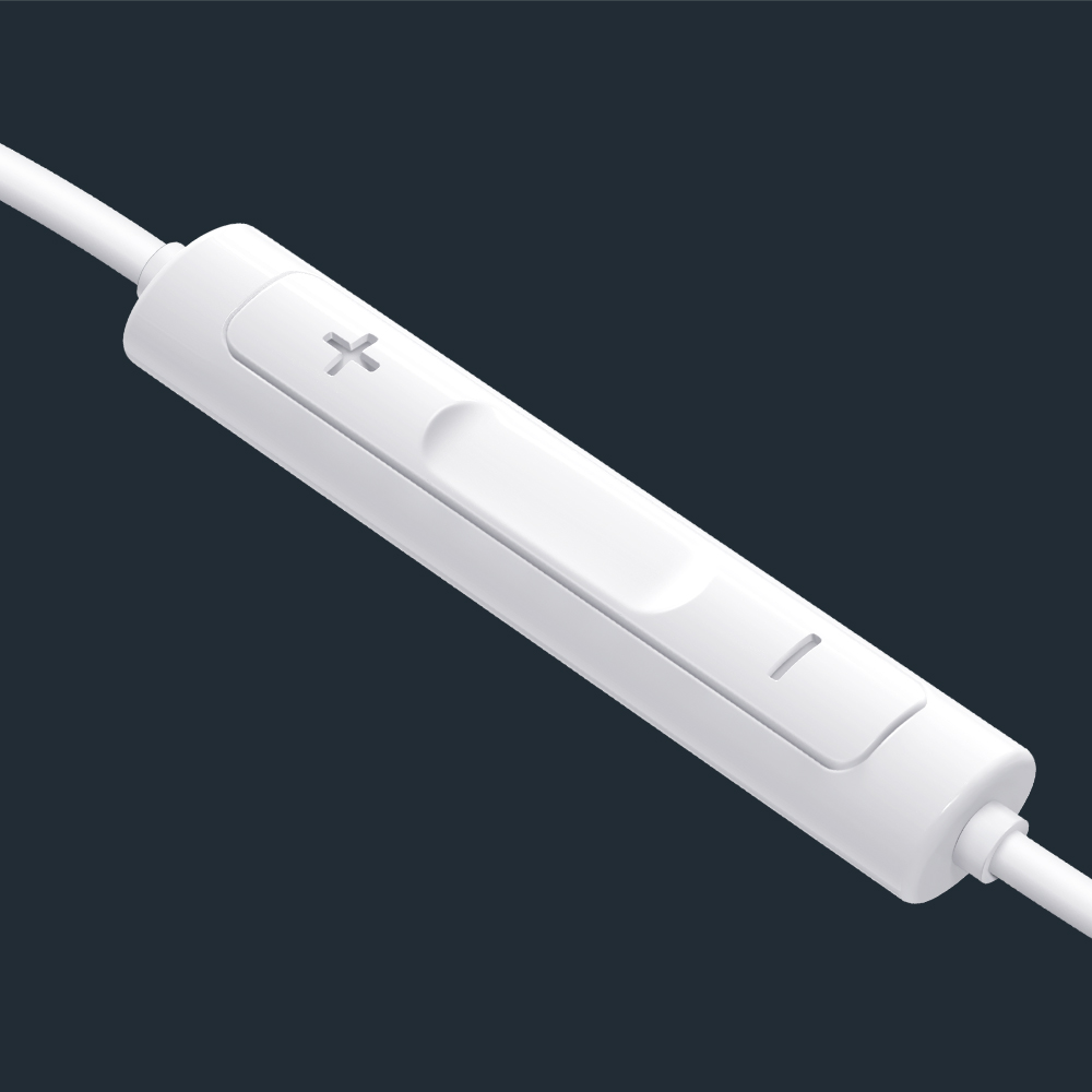 Mcdodo s�uchawki przewodowe Digital typ-C bia�e z DAC HP-7500 / 3