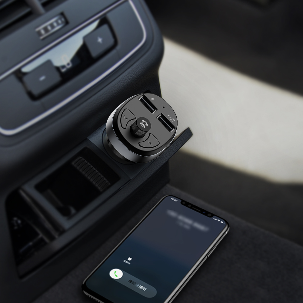 Mcdodo transmiter FM bluetooth czarny 3A CC-6880 / 9