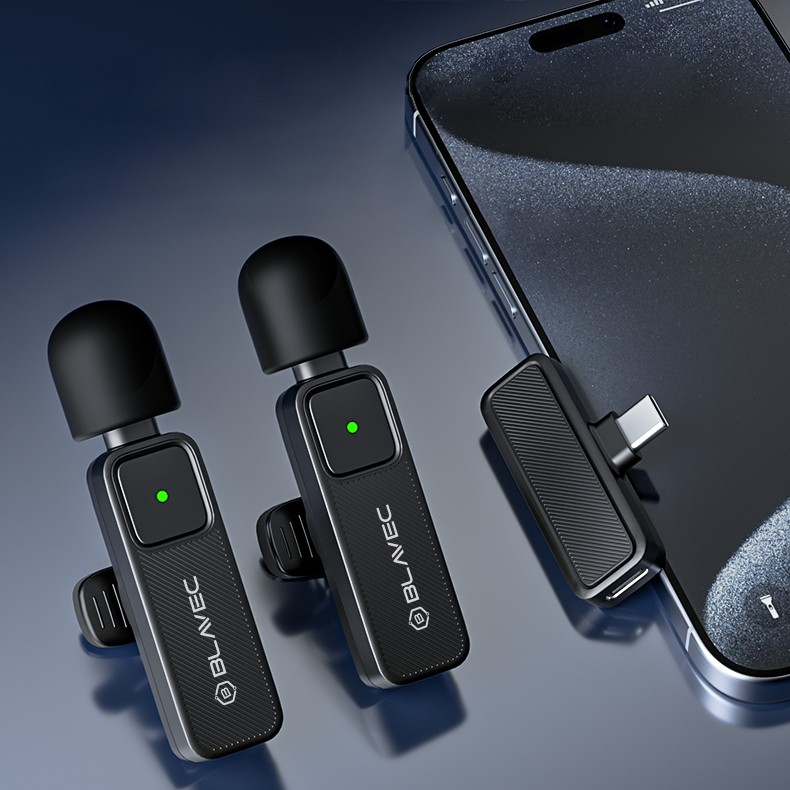 Mikrofon bezprzewodowy krawatowy do reels�w BLAVEC MK-01 czarny Sony Xperia XA1 Ultra / 3