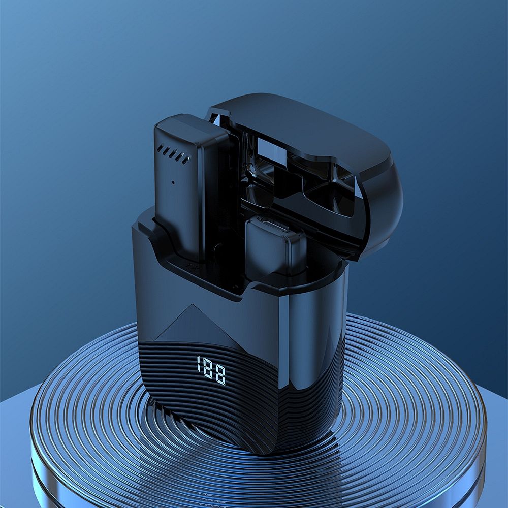Mikrofon krawatowy USB-C S11 czarny z etui ładującym Realme 16 Pro Plus 5G / 9 Mikrofon krawatowy USB-C S11 czarny z etui ładującym Realme 16 Pro Plus 5G / 9