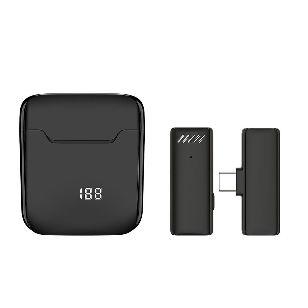 Mikrofon krawatowy USB-C S11 czarny z etui �aduj�cym TCL 505 / 4