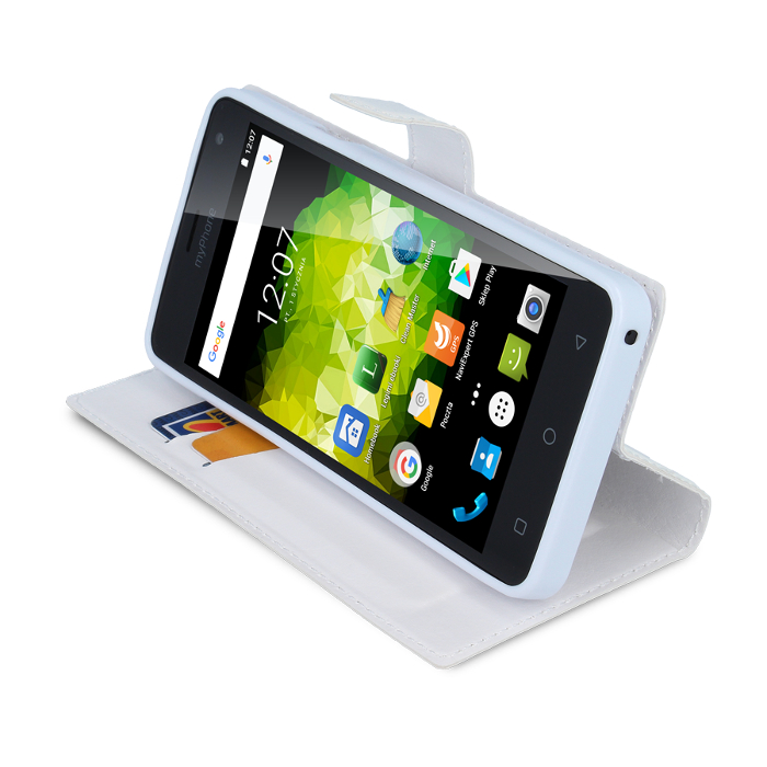 Myphone etui Prime Plus Bia�e myPhone Prime Plus / 4