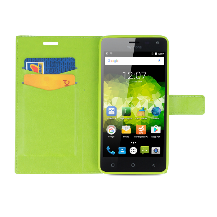 Myphone etui Prime Plus �ielone myPhone Prime Plus / 2