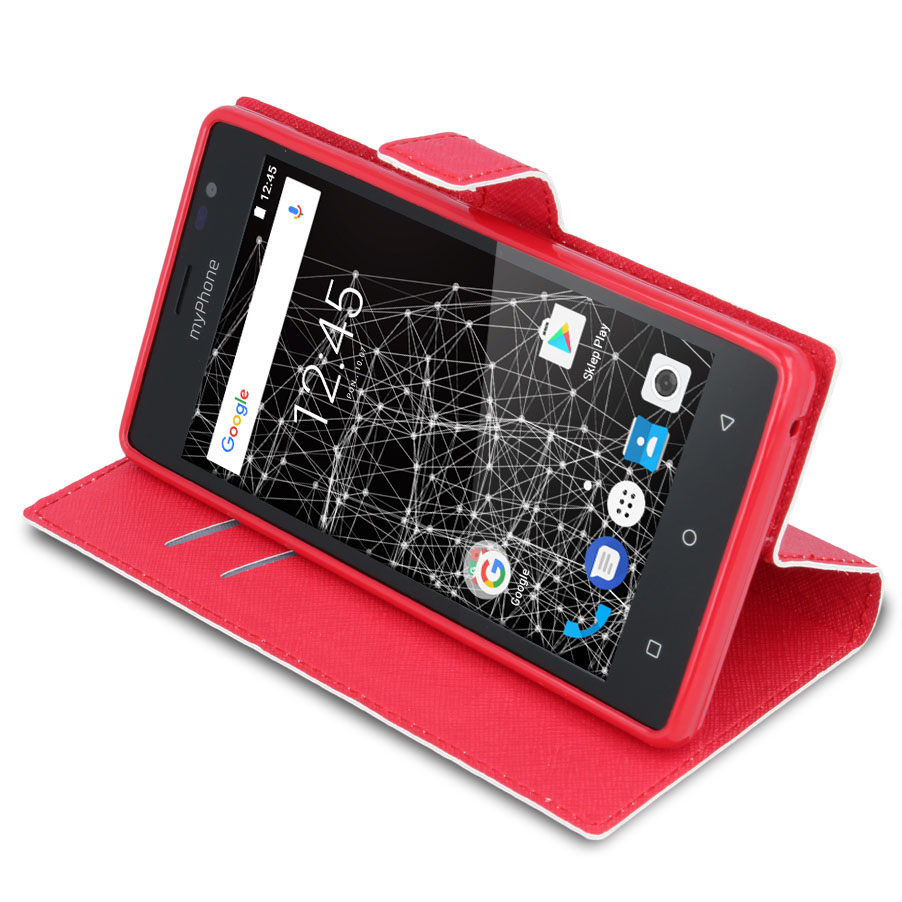Myphone etui Q-smart black edition czerwone myPhone Q-Smart / 3