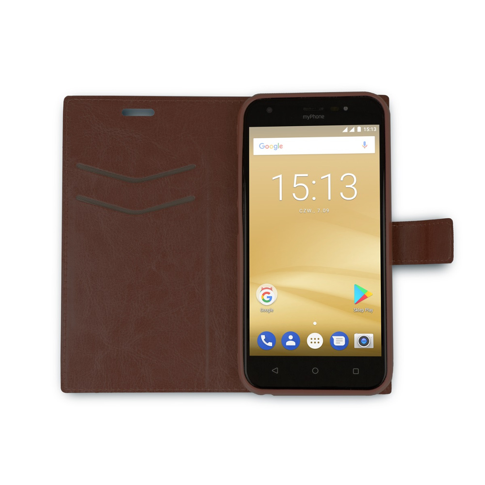 myPhone etui Q-SMART III PLUS bordowe myPhone Q-Smart III Plus / 4