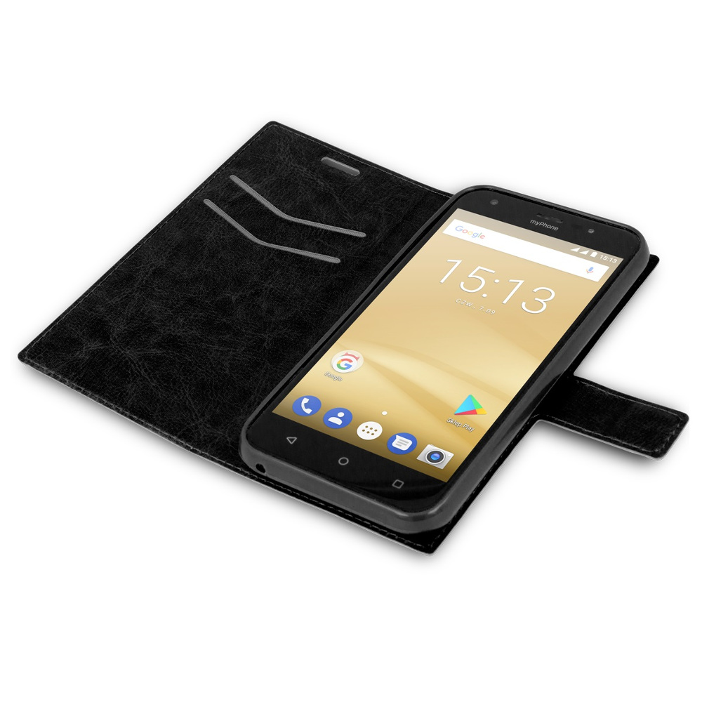 myPhone etui Q-SMART III PLUS czarne myPhone Q-Smart III Plus / 3