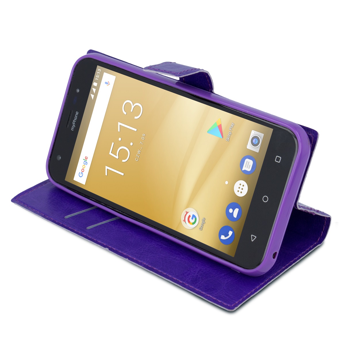 myPhone etui Q-SMART III PLUS fioletowe myPhone Q-Smart III Plus / 5