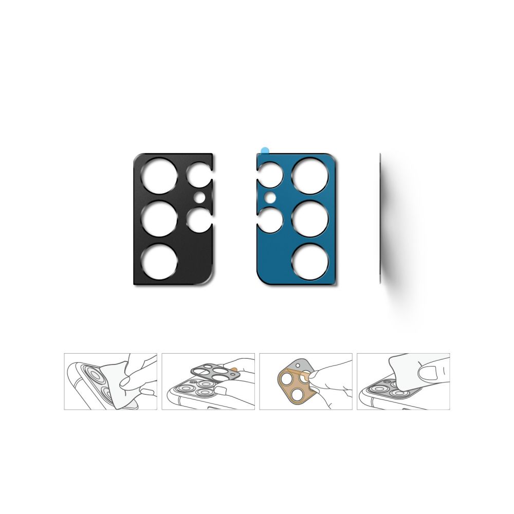 na aparat Ringke Camera Styling czarne Samsung s21 Ultra / 8 na aparat Ringke Camera Styling czarne Samsung s21 Ultra / 8