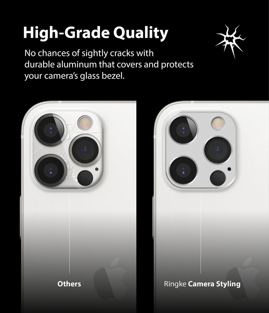 na aparat Ringke Camera Styling grey Apple iPhone 12 Pro / 7 na aparat Ringke Camera Styling grey Apple iPhone 12 Pro / 7