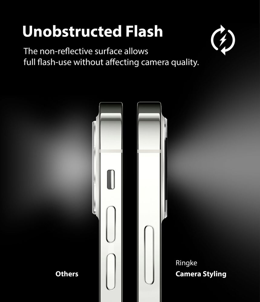 na aparat Ringke Camera Styling grey Apple iPhone 12 Pro / 8 na aparat Ringke Camera Styling grey Apple iPhone 12 Pro / 8