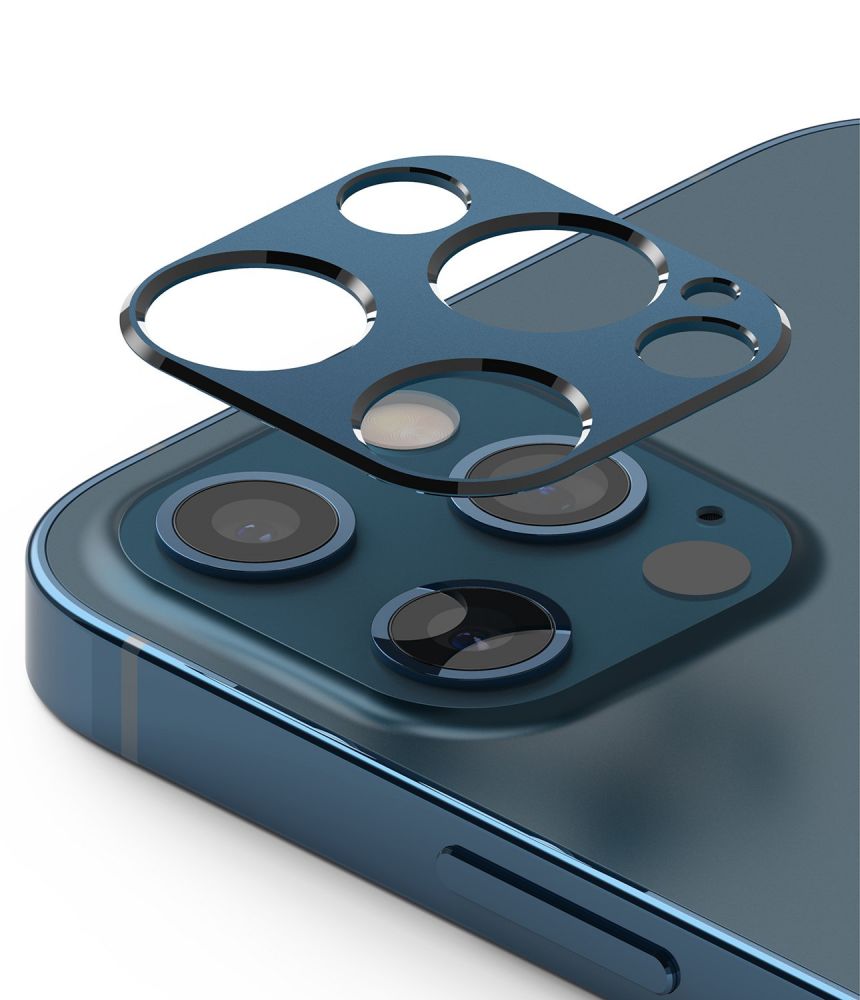 na aparat Ringke Camera Styling niebieskie Apple iPhone 12 Pro Max