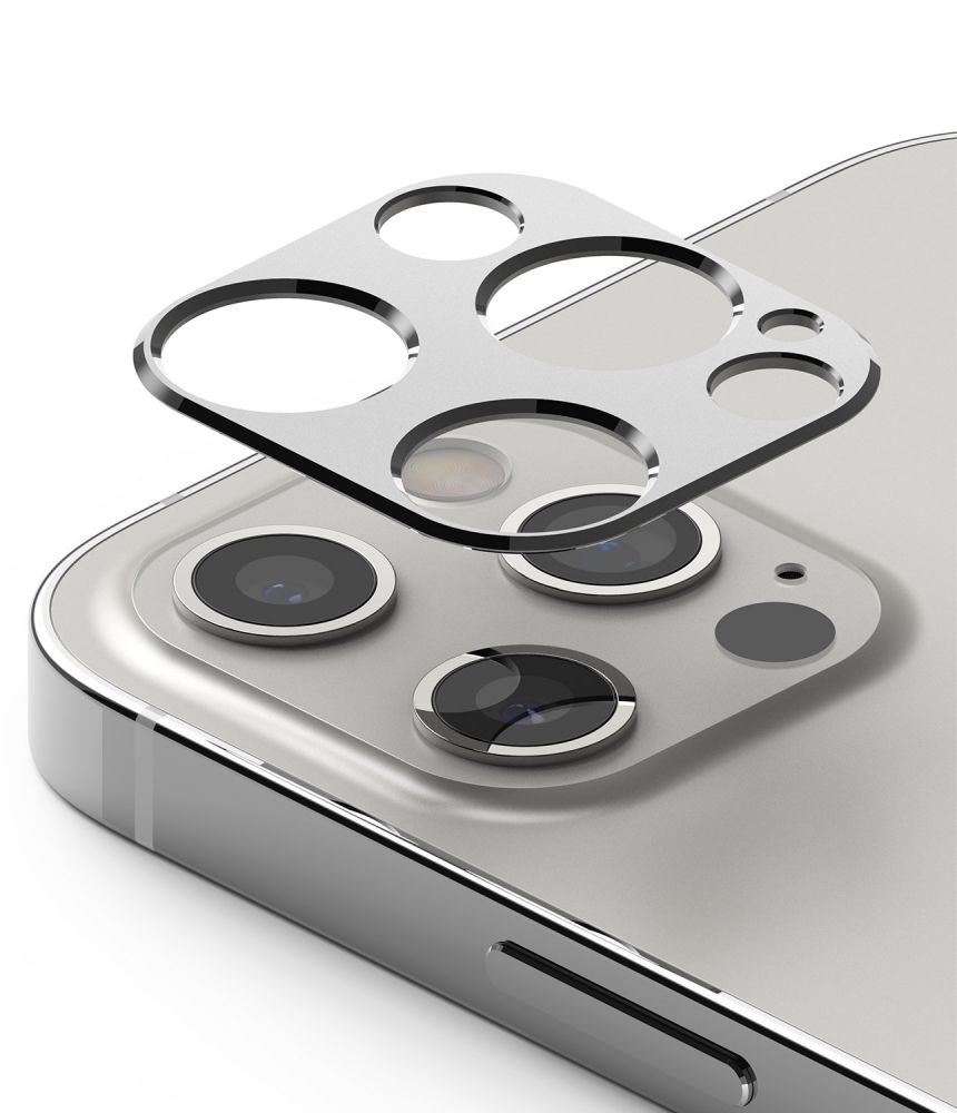na aparat Ringke Camera Styling srebrne Apple iPhone 12 Pro
