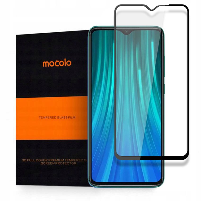 na ekran Mocolo TG+3D Czarne Xiaomi Redmi Note 8T na ekran Mocolo TG+3D Czarne Xiaomi Redmi Note 8T