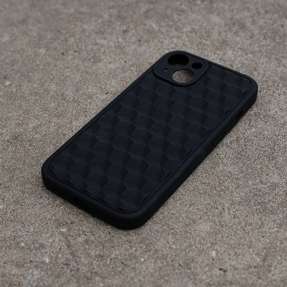Nakadka 3D Cube czarna Apple iPhone 12 6,1 cali / 4