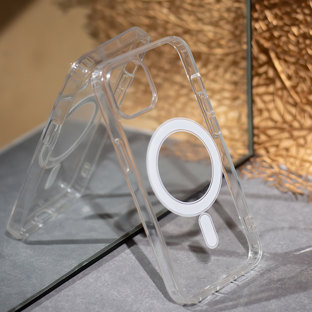 Nak�adka Anti Shock 1,5 mm Magsafe transparentna Apple iPhone 12 6,1 cali / 8