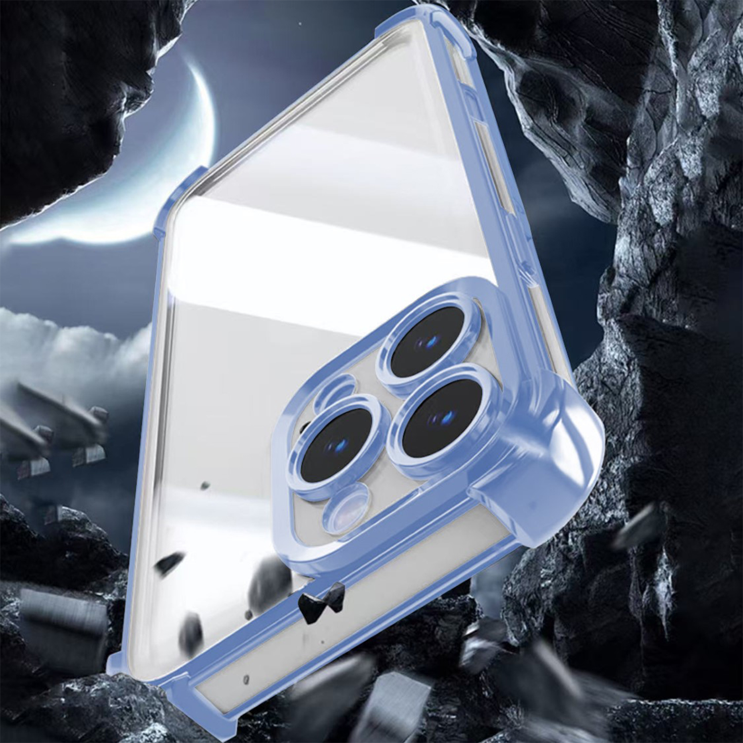 Nak�adka Anti Shock Chrome niebieska Apple iPhone SE 2025 / 6