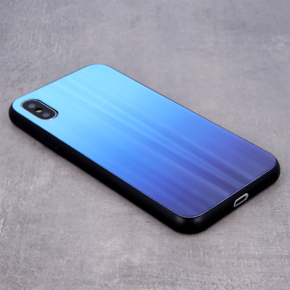 Nakadka Aurora Glass niebieska Huawei P Smart 2019 / 4