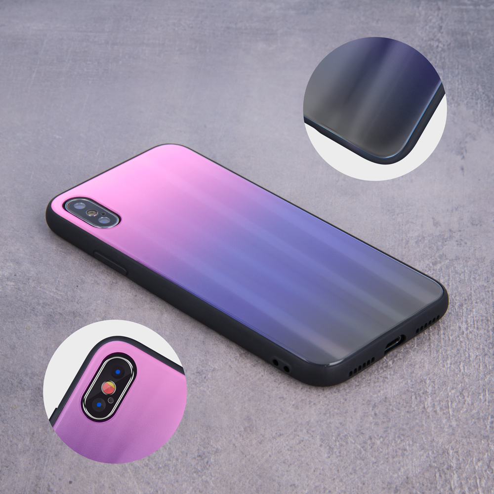 Nakadka Aurora Glass rowo-czarna Apple iPhone 11 / 4