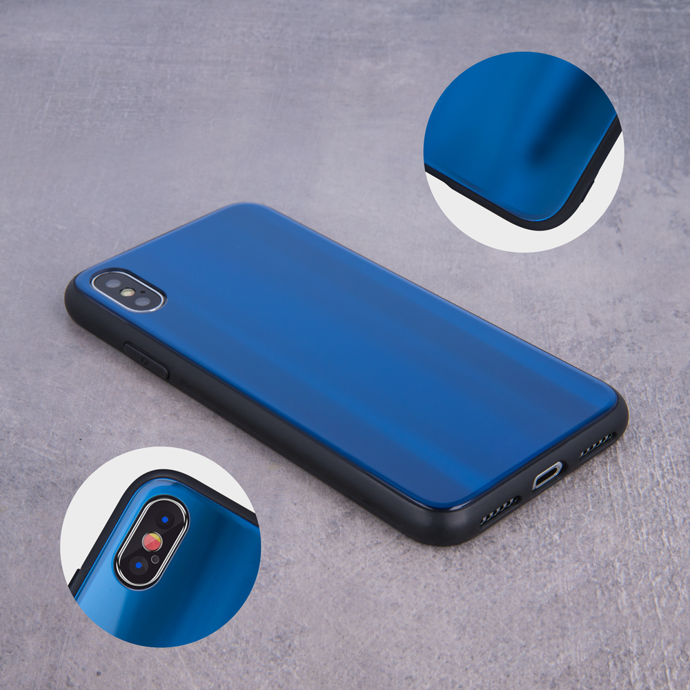 Nakadka Aurora Glass niebieska Apple iPhone 6 / 4