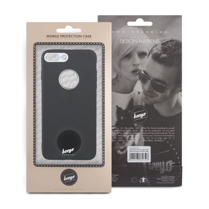 Nak�adka Beeyo Soft czarna Apple iPhone XS / 4