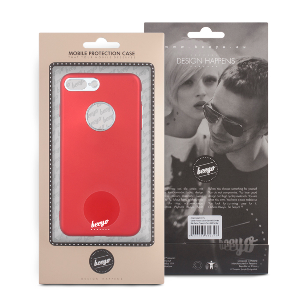 Nak�adka Beeyo Soft czerwona Samsung Galaxy A7 (2018) / 4
