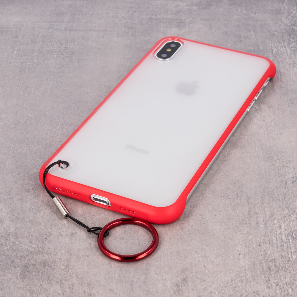 Nakadka bezramkowa czerwona Apple iPhone 6 Plus / 4