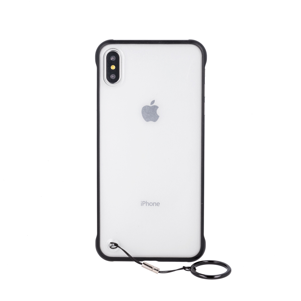 Nak�adka bezramkowa czarna Apple iPhone XS Max / 2