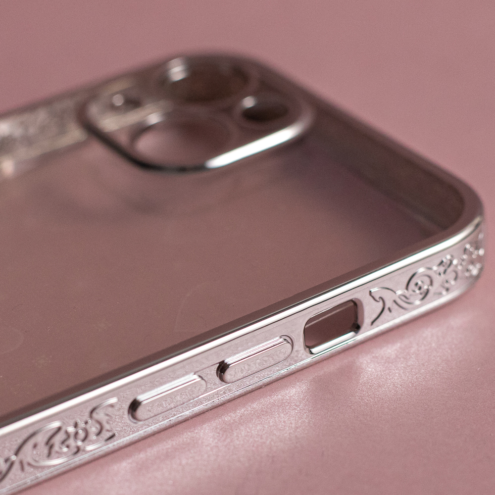 Nakadka Blink 2in1 srebrna Apple iPhone XS / 8