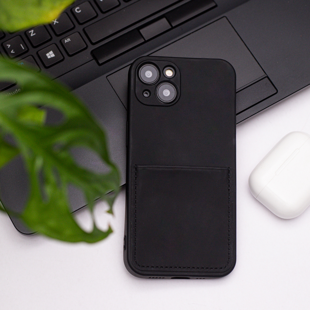 Nak�adka Card Cover czarna Apple iPhone SE 2022 / 7