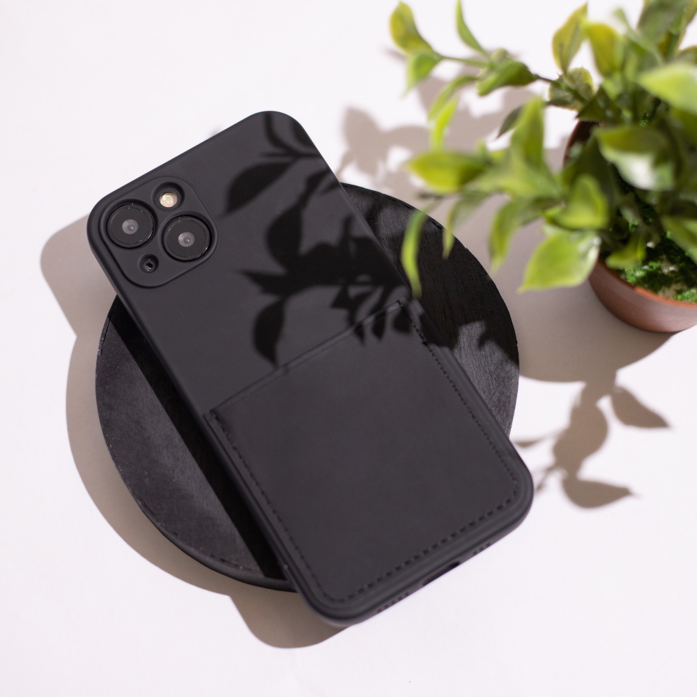 Nak�adka Card Cover czarna Apple iPhone XS / 11