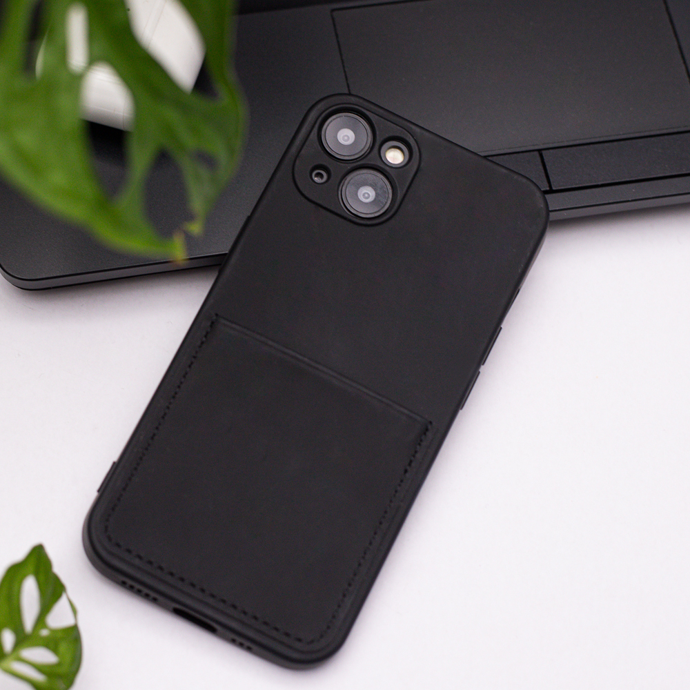 Nak�adka Card Cover czarna Apple iPhone XS / 6