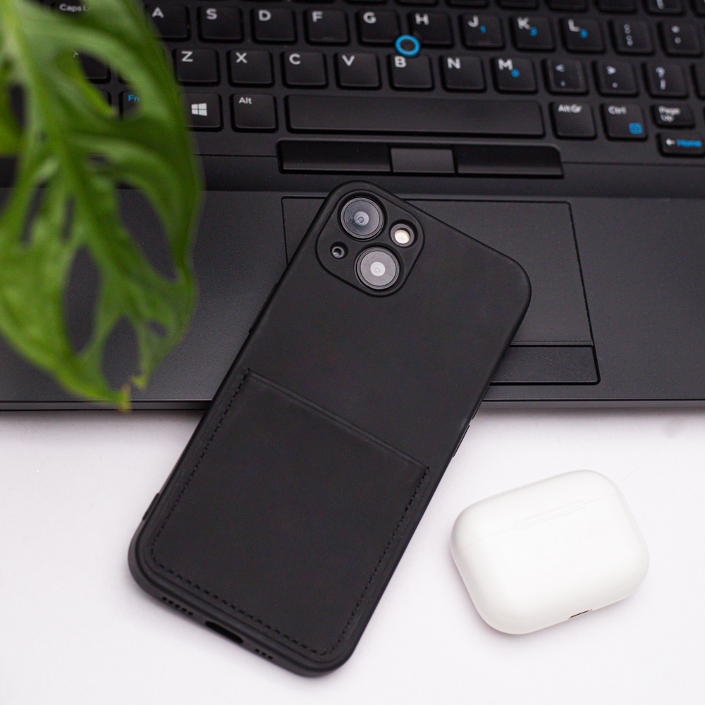 Nak�adka Card Cover czarna Motorola Moto E40 / 8