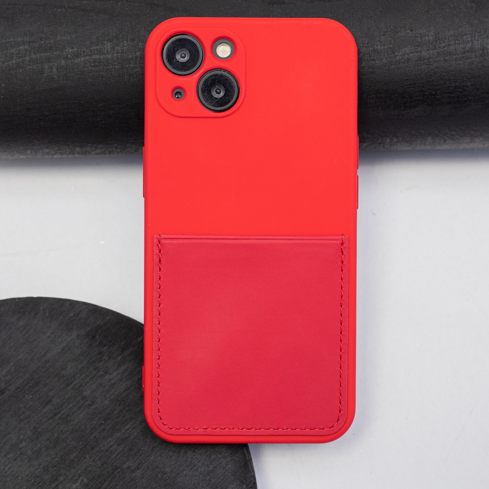 Nakadka Card Cover czerwona Motorola Moto E20S / 10