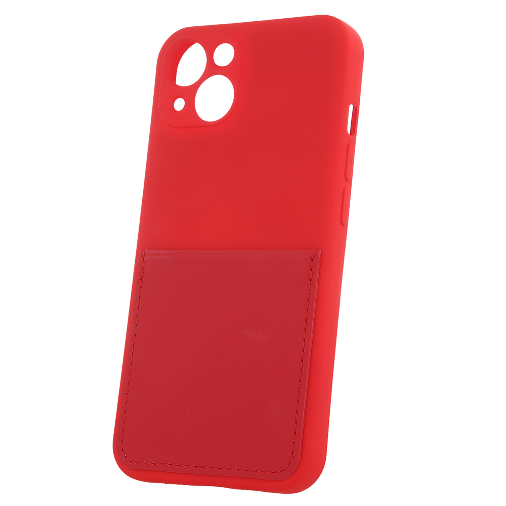 Nak�adka Card Cover czerwona Motorola Moto E40 / 3