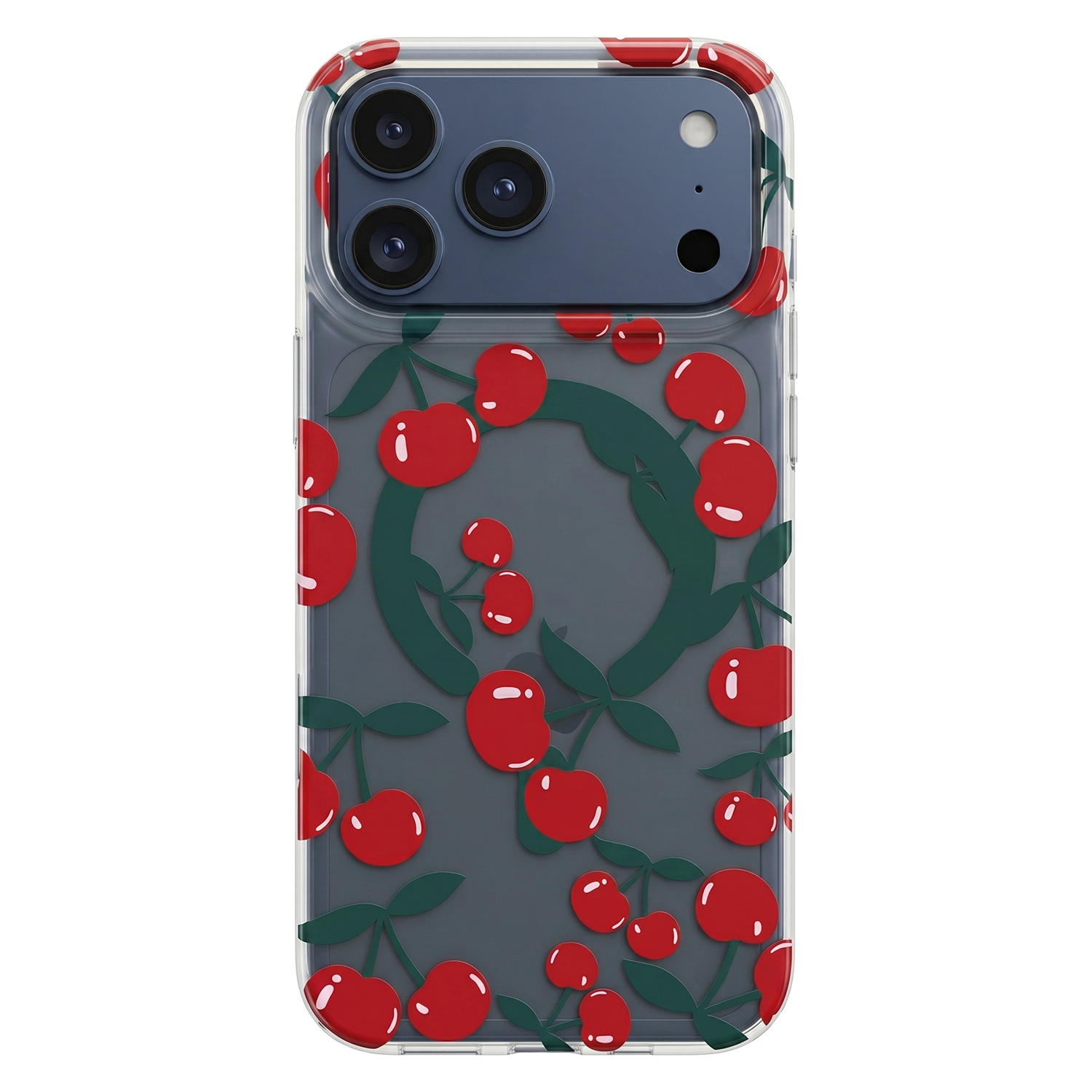 Nak�adka Cherry Mag transparentna Apple iPhone 17 / 2