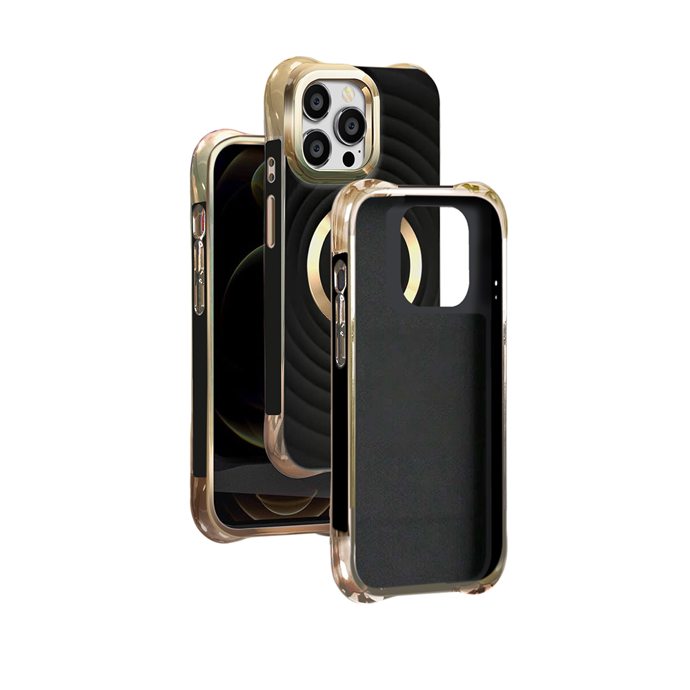 Nak�adka Circle Glam Mag czarny Apple iPhone 14 Pro / 2