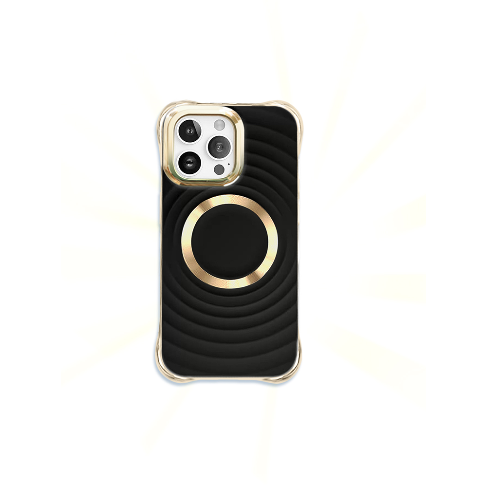 Nak�adka Circle Glam Mag czarny Samsung Galaxy S24 / 3