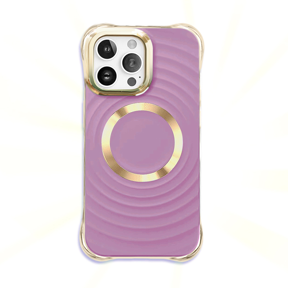 Nak�adka Circle Glam Mag fioletowa Apple iPhone 16 Pro / 2
