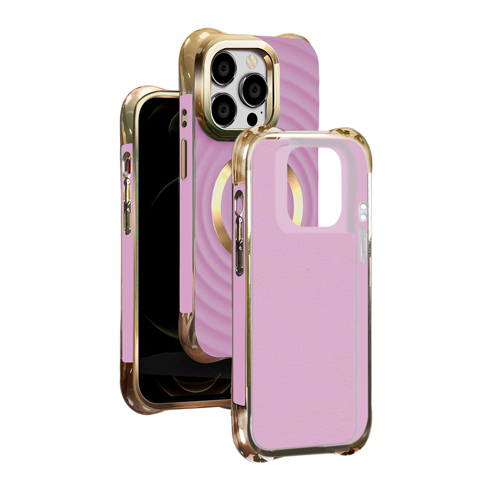 Nak�adka Circle Glam Mag fioletowa Apple iPhone 16 Pro / 3