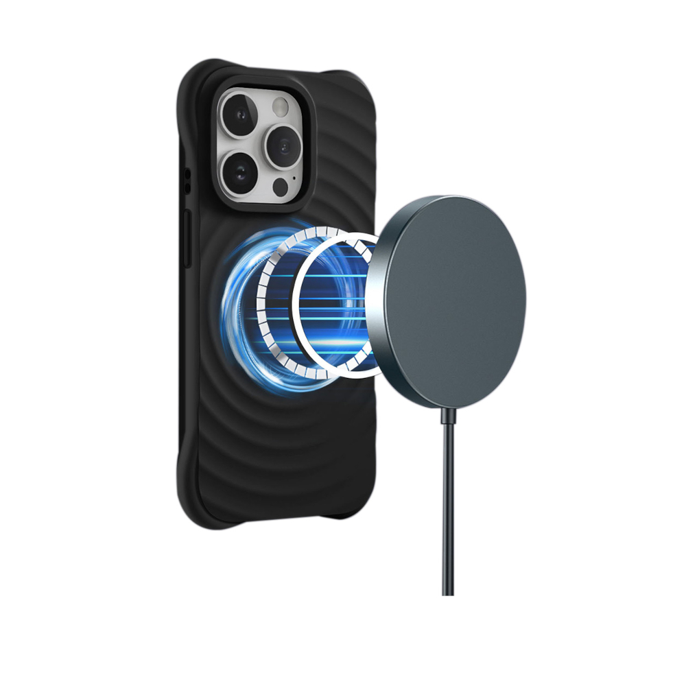 Nak�adka Circle Mag czarny Samsung Galaxy S24 / 4