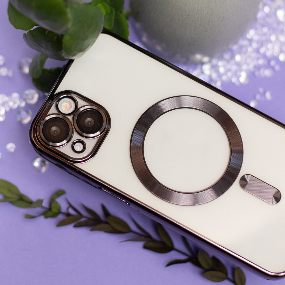 Nak�adka Color Chrome Mag czarny Apple iPhone 15 / 6