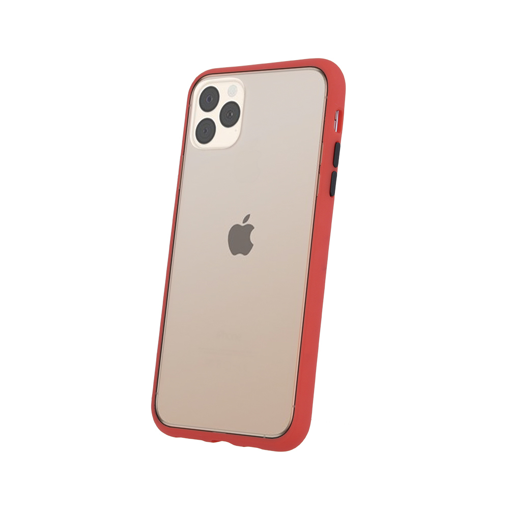 Nak�adka colored buttons czerwona Apple iPhone XS