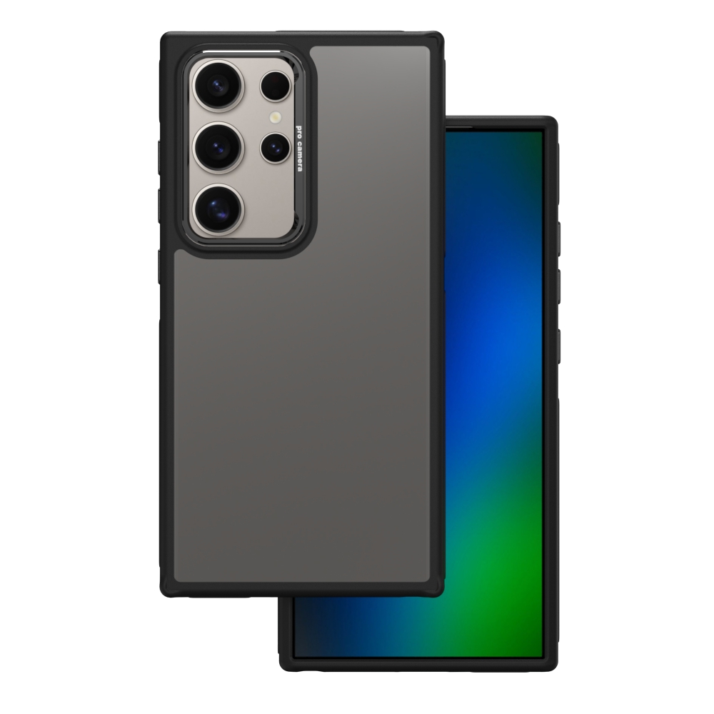 Nak�adka Crystal Black czarny Samsung Galaxy S24 Ultra