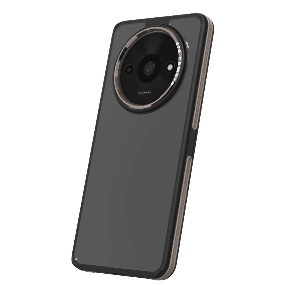 Nak�adka Crystal Black czarny Xiaomi Redmi A3 4G (global) / 2