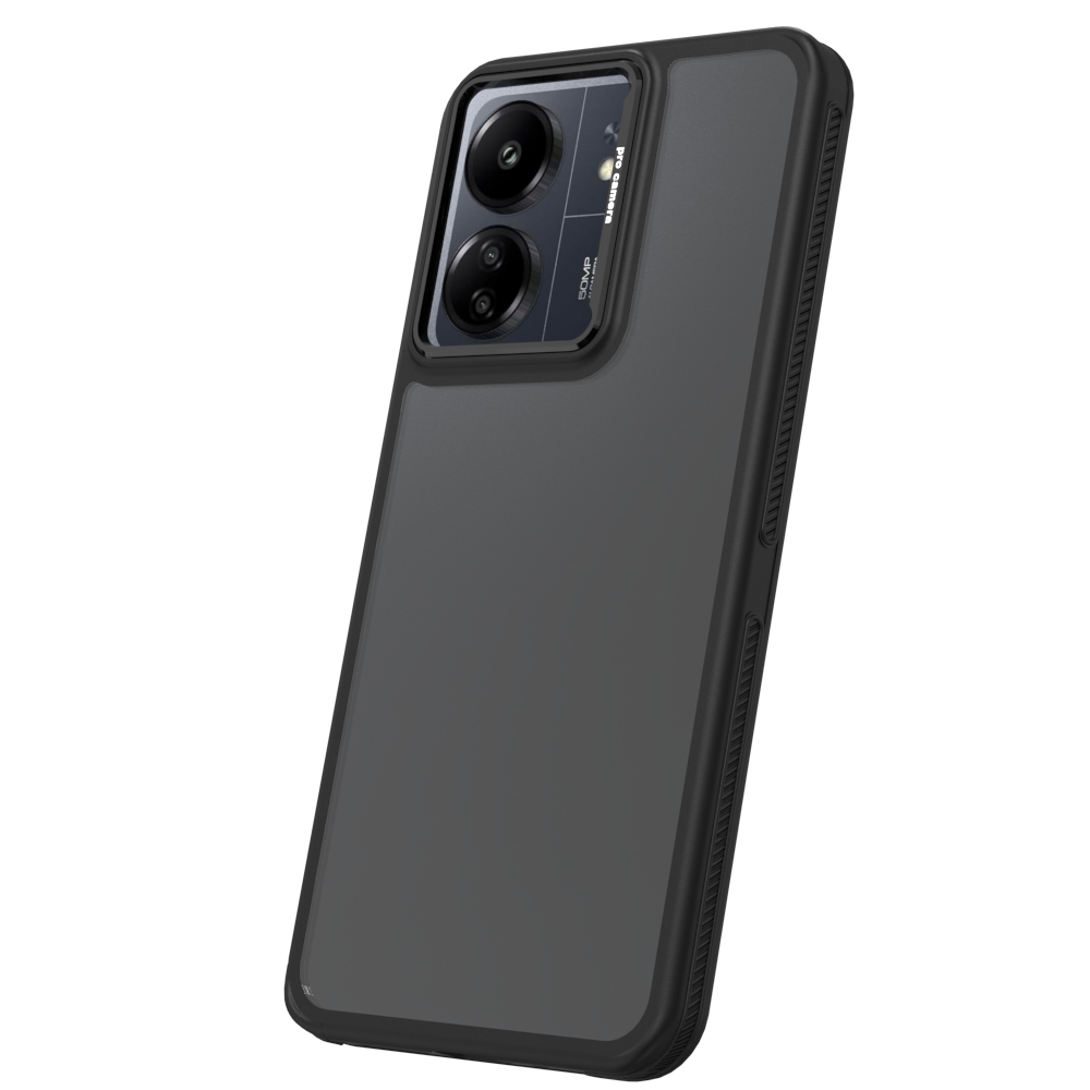 Nak�adka Crystal Black czarny Xiaomi Redmi 13C 5G / 2