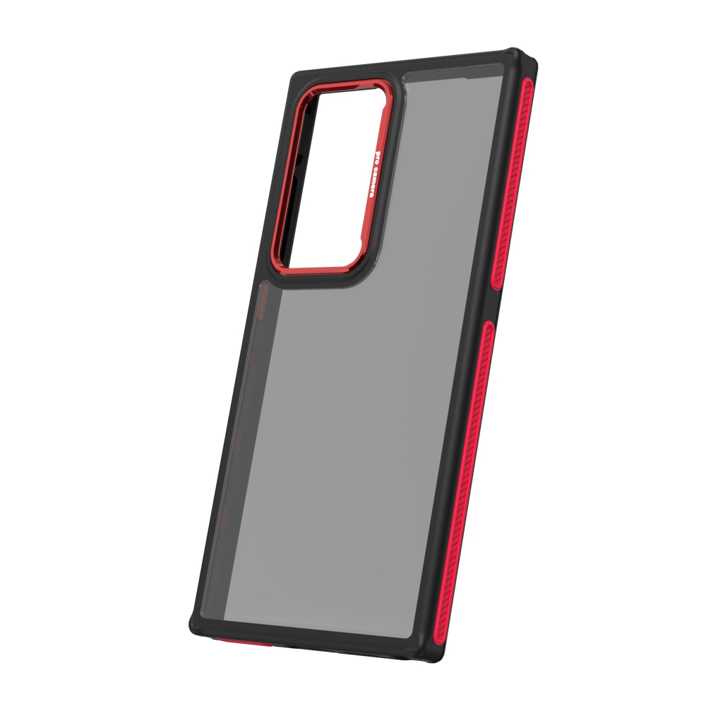 Nak�adka Crystal Black czerwony Samsung Galaxy S24 Ultra / 3