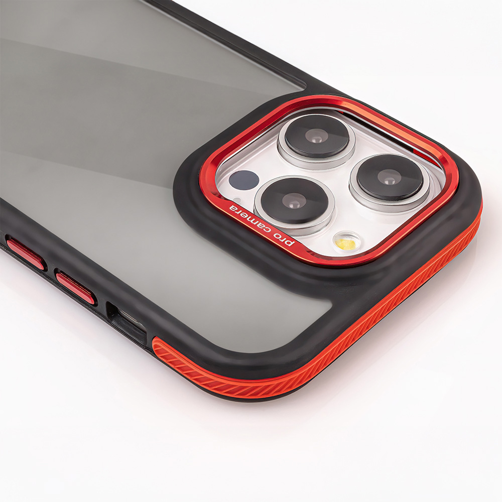 Nak�adka Crystal Black czerwony Apple iPhone SE 2025 / 7