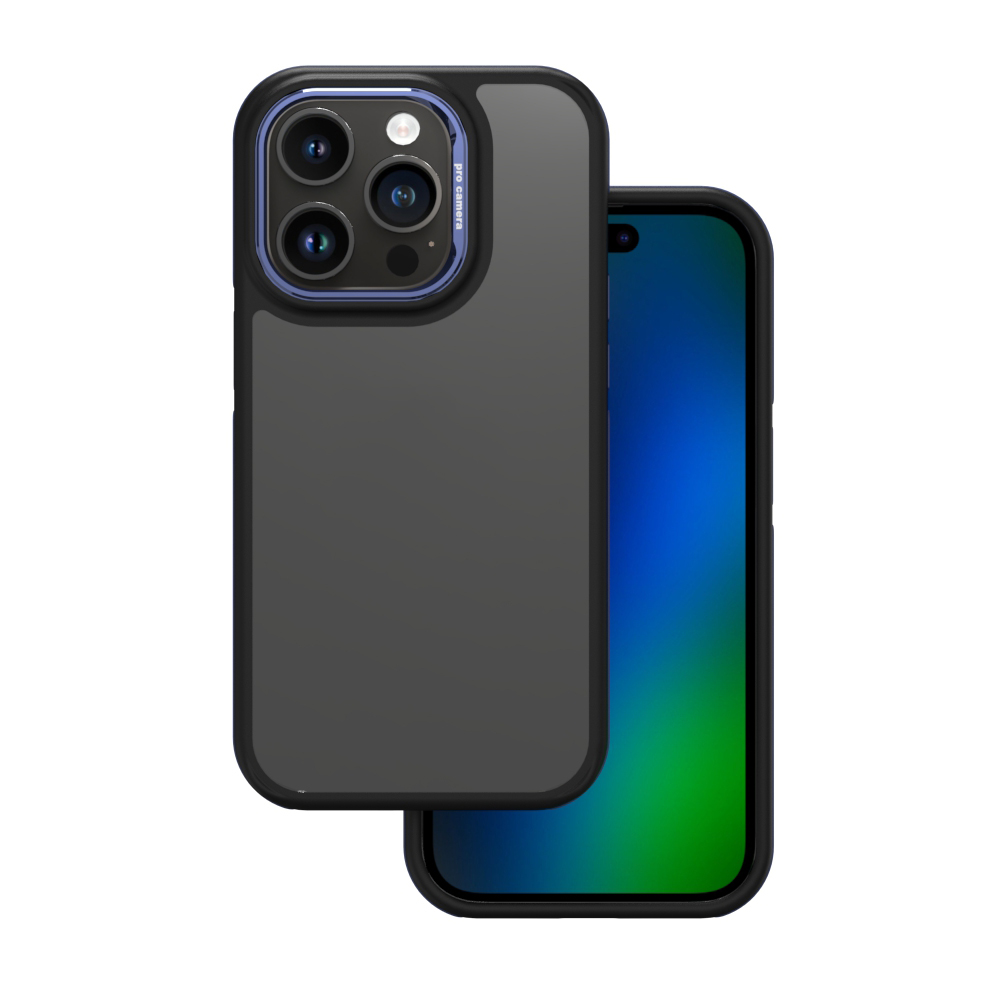 Nak�adka Crystal Black niebieska Apple iPhone 14 Pro Max