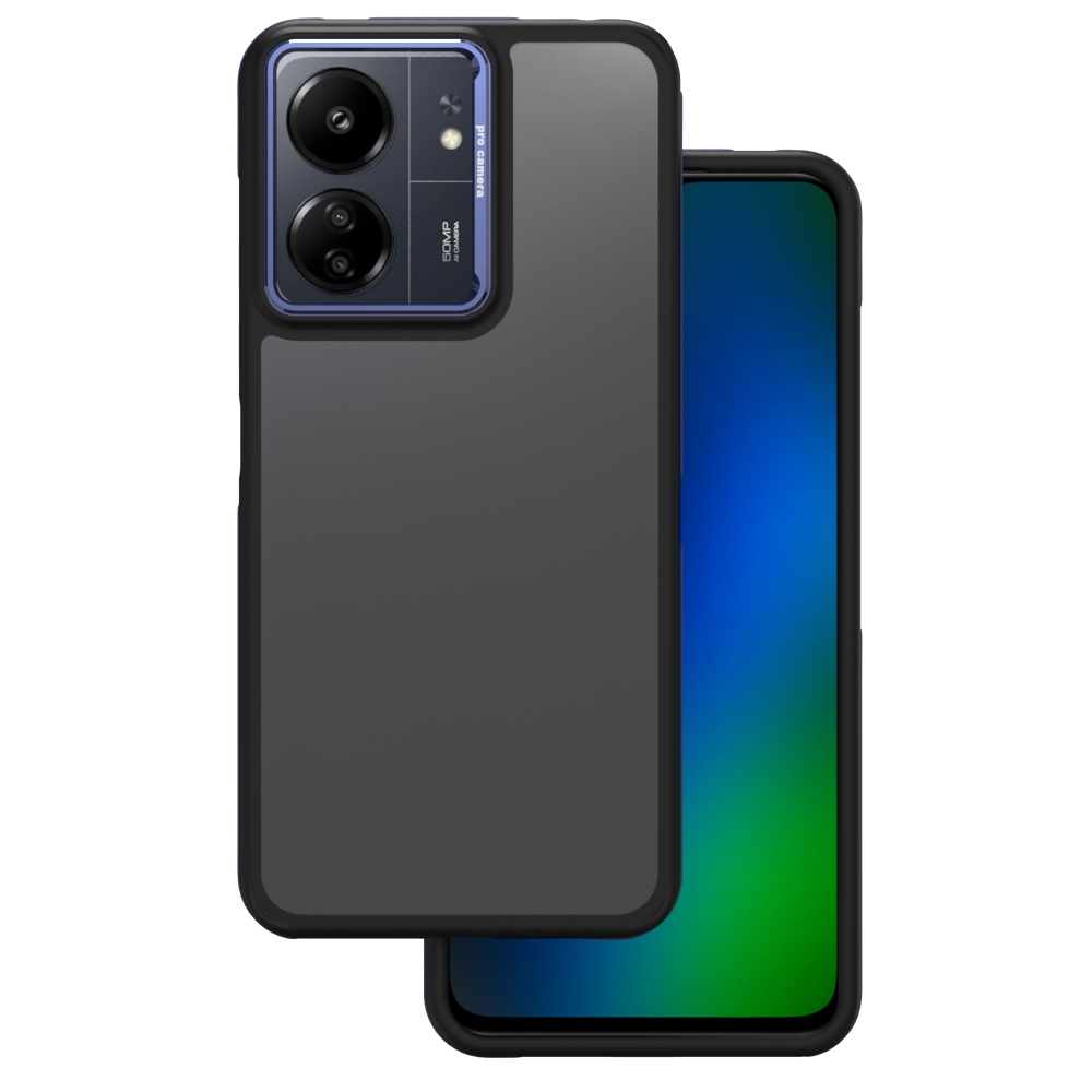 Nak�adka Crystal Black niebieska Xiaomi Redmi 13C 5G